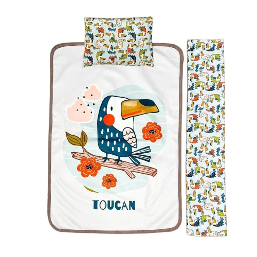 33 ست 3 تکه خشک کن و زیرانداز تعویض و بالشت نوزادی ماتو - Image 1